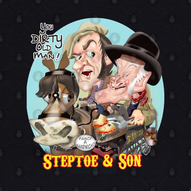 Steptoe and son by Sarah Bailey TV Cartoons